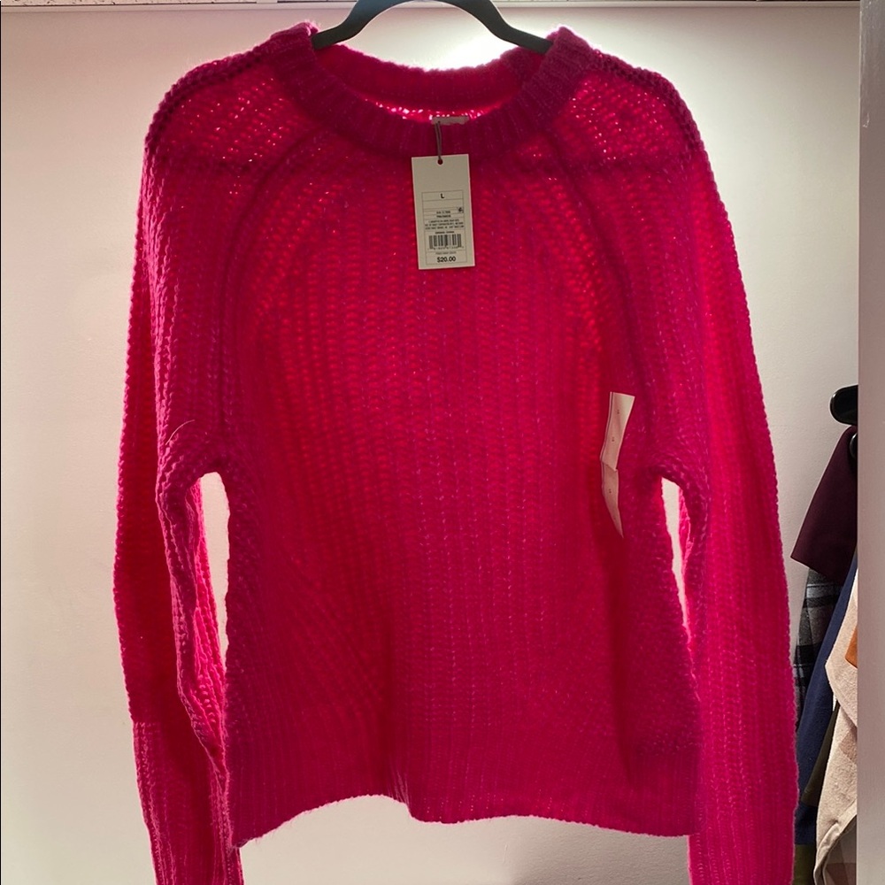 Bright Pink Women's Sweater